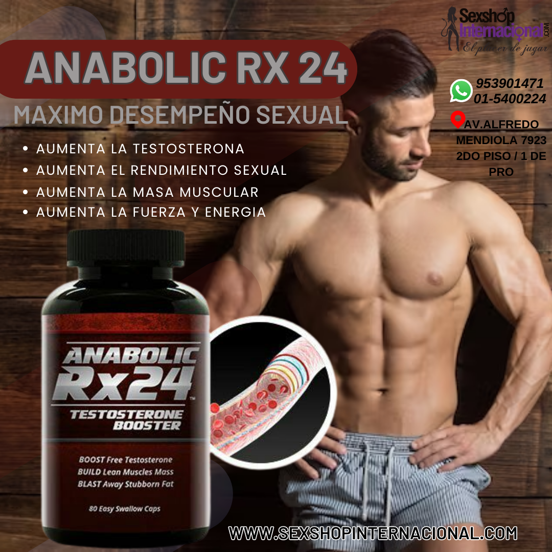 ANABOLIC RX24 POTENCIA Y TESTOSTERONAS